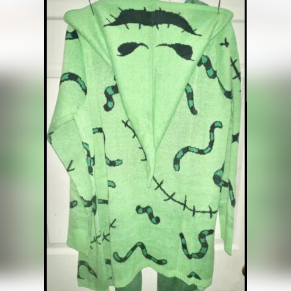 DISNEY THE NIGHTMARE BEFORE CHRISTMAS HOODED CARDIGAN 4 4X 26 - Picture 5 of 5